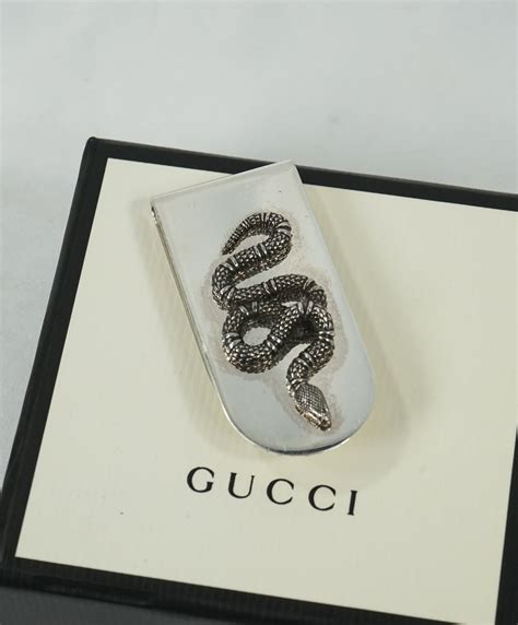 gucci geldscheinklammer|gucci money clip snake.